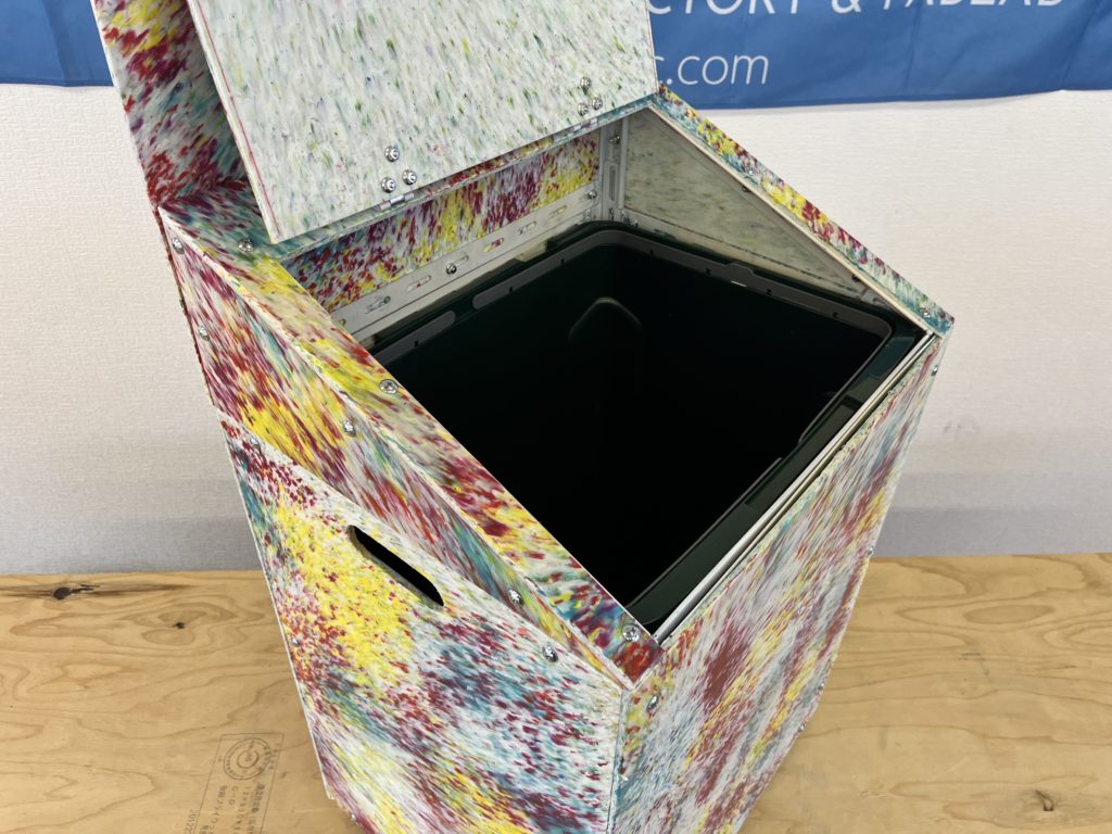 Trash box(廃プラアップサイクルゴミ箱)3