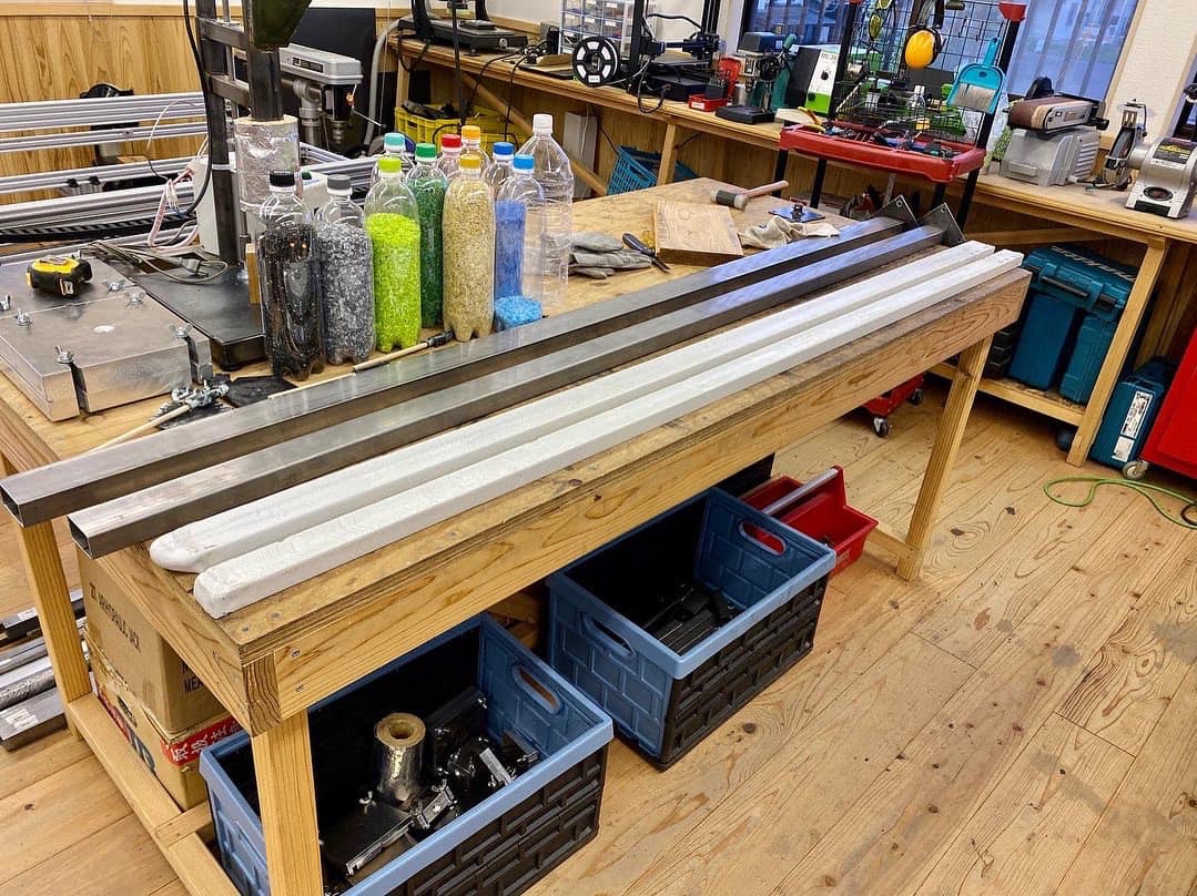 廃プラアップサイクルベンチ(Bench)3