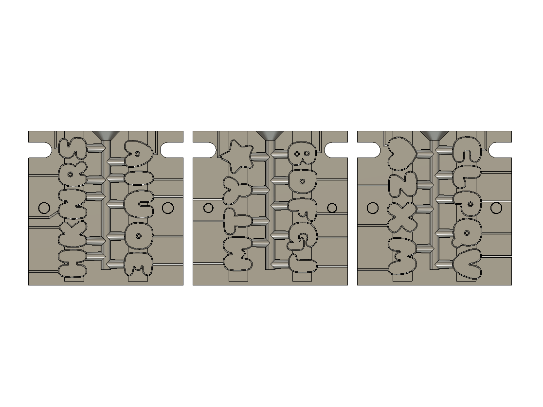 アルファベットビーズ新型3セット