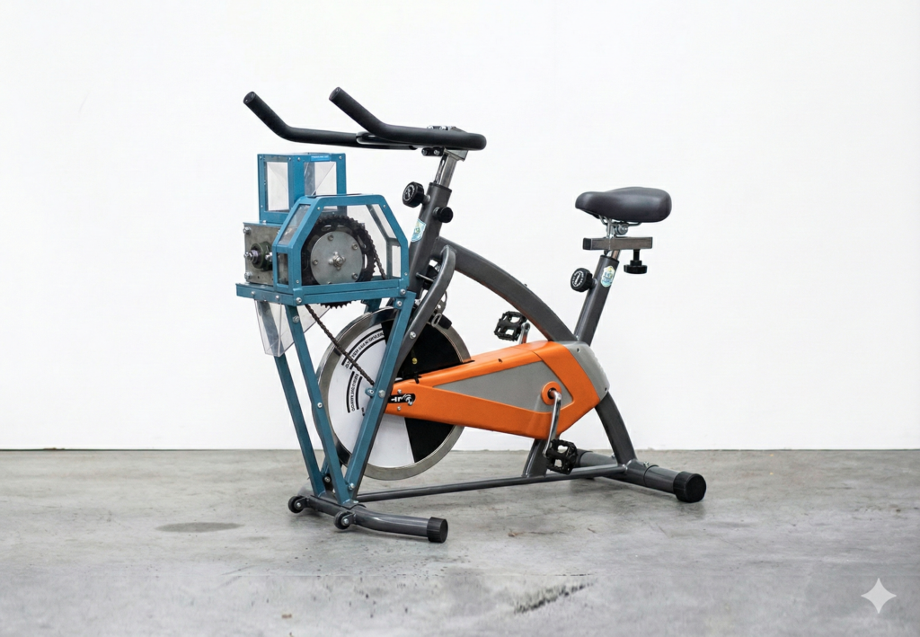 Bicycle_Shredder(自転車型シュレッダー左)